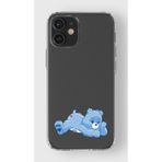 Manitoba iPhone 12 Mini ile Uyumlu Sevimli Ayı Tasarımlı Baskılı Şeffaf Telefon Kılıfı