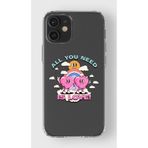 Manitoba iPhone 12 Mini Uyumlu All You Need Tasarımlı Baskılı Şeffaf Telefon Kılıfı