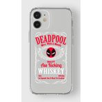 Manitoba iPhone 12 Mini Uyumlu Baskılı Yumuşak Silikon Şeffaf Telefon Kılıfı, Deadpool Desen