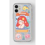 Manitoba iPhone 12 Mini Uyumlu Baskılı Yumuşak Silikon Şeffaf Telefon Kılıfı, Mermaid Desen