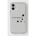 Manitoba iPhone 12 Mini Uyumlu Baskılı Yumuşak Silikon Şeffaf Telefon Kılıfı, Stargirl Desen
