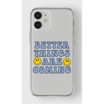 Manitoba iPhone 12 Mini Uyumlu Better Things Tasarımlı Şeffaf Telefon Kılıfı, Silikon, Çok Renkli