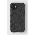 Manitoba iPhone 12 Mini Uyumlu Desen Tasarımlı Baskılı Şeffaf Telefon Kılıfı