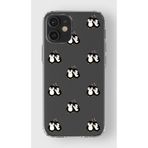 Manitoba iPhone 12 Mini Uyumlu Penguenler Tasarımlı Baskılı Şeffaf Telefon Kılıfı
