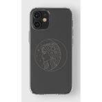 Manitoba iPhone 12 Mini Uyumlu Sanat Tasarımlı Baskılı Şeffaf Telefon Kılıfı