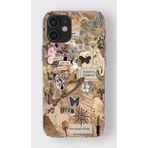 Manitoba iPhone 12 Mini Uyumlu Ticket To Anywhere Tasarımlı Baskılı Şeffaf Telefon Kılıfı
