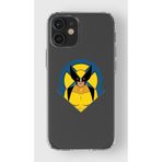 Manitoba iPhone 12 Mini Uyumlu Wolverine Tasarımlı Baskılı Şeffaf Telefon Kılıfı