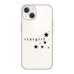 Manitoba iPhone 13 Mini Uyumlu Baskılı Yumuşak Silikon Şeffaf Telefon Kılıfı, Stargirl Desen