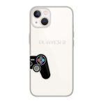 Manitoba iPhone 15 Plus Uyumlu Baskılı Yumuşak Silikon Şeffaf Telefon Kılıfı, Gamepad Desen
