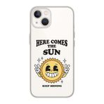 Manitoba iPhone 15 Plus Uyumlu Keep Shining Tasarımlı Şeffaf Telefon Kılıfı, Çok Renkli