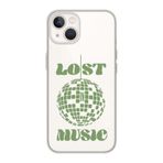 Manitoba iPhone 15 Plus Uyumlu Lost Music Tasarımlı Şeffaf Telefon Kılıfı