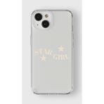 Manitoba iPhone 15 Plus Uyumlu Star Girl Tasarımlı Baskılı Şeffaf Telefon Kılıfı