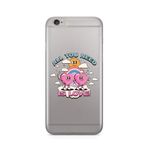 Manitoba iPhone 6 Plus / 6S Plus ile Uyumlu All You Need Tasarımlı Baskılı Şeffaf Silikon Telefon Kılıfı