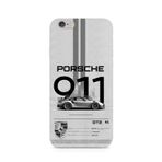 Manitoba iPhone 6 Plus / 6S Plus ile Uyumlu Baskılı Yumuşak Silikon Şeffaf Telefon Kılıfı, Porsche 911 Tasarım