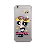 Manitoba iPhone 6 Plus / 6S Plus ile Uyumlu Baskılı Yumuşak Silikon Şeffaf Telefon Kılıfı, Powerpuff Girls Desen