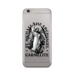 Manitoba iPhone 6 Plus / 6S Plus ile Uyumlu Baskılı Yumuşak Silikon Şeffaf Telefon Kılıfı, St. Michael Archangel Carmelite Desen