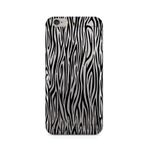 Manitoba iPhone 6 Plus / 6S Plus ile Uyumlu Baskılı Yumuşak Silikon Şeffaf Telefon Kılıfı, Zebra Desen