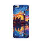 Manitoba iPhone 6 Plus / 6S Plus ile Uyumlu Baskılı Yumuşak Silikon Telefon Kılıfı, Big Ben Deseni