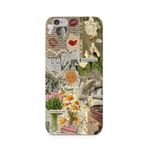 Manitoba iPhone 6 Plus / 6S Plus ile Uyumlu Baskılı Yumuşak Silikon Telefon Kılıfı, Çiçek Desen