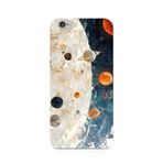 Manitoba iPhone 6 Plus / 6S Plus ile Uyumlu Baskılı Yumuşak Silikon Telefon Kılıfı, Gezegen Deseni