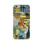 Manitoba iPhone 6 Plus / 6S Plus ile Uyumlu Baskılı Yumuşak Silikon Telefon Kılıfı, Van Gogh Deseni