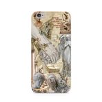 Manitoba iPhone 6 Plus / 6S Plus ile Uyumlu Baskılı Yumuşak Silikon Telefon Kılıfı, Vintage Desen