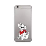 Manitoba iPhone 6 Plus / 6S Plus ile Uyumlu Dalmaçyalı Tasarımlı Baskılı Şeffaf Telefon Kılıfı