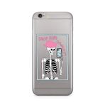 Manitoba iPhone 6 Plus / 6S Plus ile Uyumlu Drop Dead Gorgeous Tasarımlı Şeffaf Telefon Kılıfı, Silikon, Çok Renkli