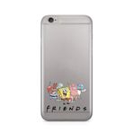 Manitoba iPhone 6 Plus / 6S Plus ile Uyumlu Friends Tasarımlı Baskılı Şeffaf Telefon Kılıfı