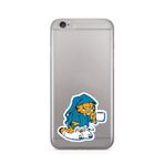 Manitoba iPhone 6 Plus / 6S Plus ile Uyumlu Garfield Tasarımlı Şeffaf Telefon Kılıfı, Silikon, Çok Renkli