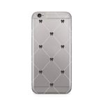 Manitoba iPhone 6 Plus / 6S Plus ile Uyumlu Kurdeleler Tasarımlı Baskılı Şeffaf Telefon Kılıfı