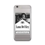 Manitoba iPhone 6 Plus / 6S Plus ile Uyumlu Lana Del Rey Tasarımlı Şeffaf Telefon Kılıfı, Silikon, Çok Renkli