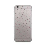 Manitoba iPhone 6 Plus / 6S Plus ile Uyumlu Minik Kalpler Tasarımlı Şeffaf Telefon Kılıfı