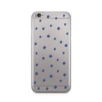 Manitoba iPhone 6 Plus / 6S Plus ile Uyumlu Minik Yıldızlar Tasarımlı Baskılı Şeffaf Silikon Telefon Kılıfı