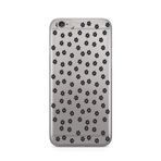Manitoba iPhone 6 Plus / 6S Plus ile Uyumlu Papatya Tasarımlı Şeffaf Telefon Kılıfı, Silikon