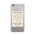 Manitoba iPhone 6 Plus / 6S Plus ile Uyumlu Picasso Tasarımlı Şeffaf Telefon Kılıfı, Silikon, Çok Renkli