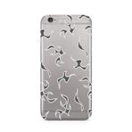 Manitoba iPhone 6 Plus / 6S Plus ile Uyumlu Şimşek Tasarımlı Baskılı Şeffaf Silikon Telefon Kılıfı