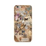 Manitoba iPhone 6 Plus / 6S Plus ile Uyumlu Ticket To Anywhere Tasarımlı Baskılı Şeffaf Silikon Telefon Kılıfı
