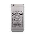 Manitoba iPhone 6 Plus / 6S Plus ile Uyumlu Whiskey Tasarımlı Şeffaf Telefon Kılıfı