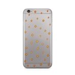 Manitoba iPhone 6 Plus / 6S Plus ile Uyumlu Yıldızlar Tasarımlı Şeffaf Telefon Kılıfı