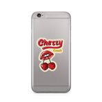 Manitoba iPhone 6 Plus / 6S Plus Uyumlu Baskılı Yumuşak Silikon Şeffaf Telefon Kılıfı, Cherry Bomb Desen