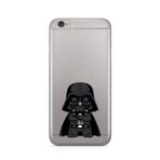 Manitoba iPhone 6 Plus / 6S Plus Uyumlu Baskılı Yumuşak Silikon Şeffaf Telefon Kılıfı, Darth Vader Desen