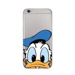 Manitoba iPhone 6 Plus / 6S Plus Uyumlu Baskılı Yumuşak Silikon Şeffaf Telefon Kılıfı, Donald Duck Desen