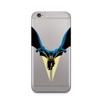 Manitoba iPhone 6 Plus / 6S Plus Uyumlu Baskılı Yumuşak Silikon Şeffaf Telefon Kılıfı, Mavi Siyah Desen
