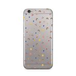 Manitoba iPhone 6 Plus / 6S Plus Uyumlu Baskılı Yumuşak Silikon Şeffaf Telefon Kılıfı, Renkli Desen