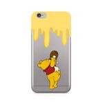Manitoba iPhone 6 Plus / 6S Plus Uyumlu Baskılı Yumuşak Silikon Şeffaf Telefon Kılıfı, Sarı Desen