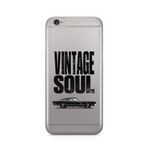Manitoba iPhone 6 Plus / 6S Plus Uyumlu Baskılı Yumuşak Silikon Şeffaf Telefon Kılıfı, Vintage Soul Desen