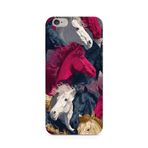 Manitoba iPhone 6 Plus / 6S Plus Uyumlu Baskılı Yumuşak Silikon Telefon Kılıfı, At Deseni