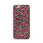 Manitoba iPhone 6 Plus / 6S Plus Uyumlu Baskılı Yumuşak Silikon Telefon Kılıfı, Leopar Desen, Pembe