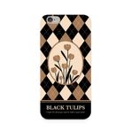 Manitoba iPhone 6 Plus / 6S Plus Uyumlu Black Tulips Tasarımlı Telefon Kılıfı, Silikon, Çok Renkli